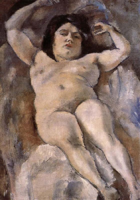 Fat woman at the Guli street, Jules Pascin